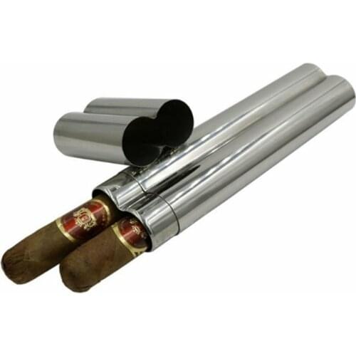 1~3 Fingers Cigar Tube Storage Travel Cigar Case Tobacco Cigarettes Holder New