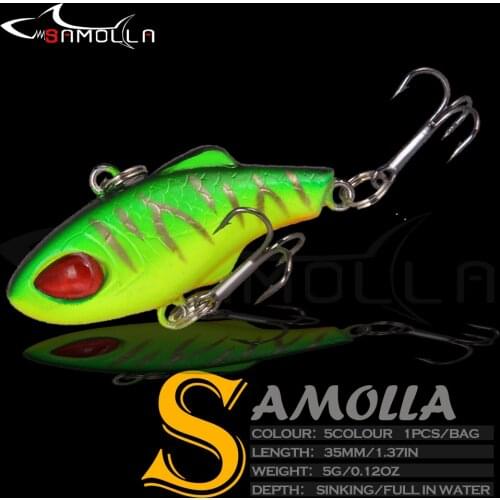 2021 Fishing Lure Bass Sinking Vibrator Fish For Pike Weights 5g 3.5cm Bait Small Fish Lures Slow Trolling Isca Artificial Baits