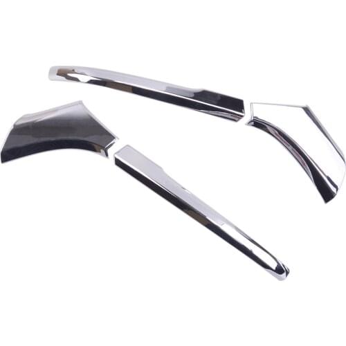 4pcs/Set ABS Car Rearview Mirror Cover Trim Strip Decoration Chrome Fit for Toyota Highlander 2020 2021