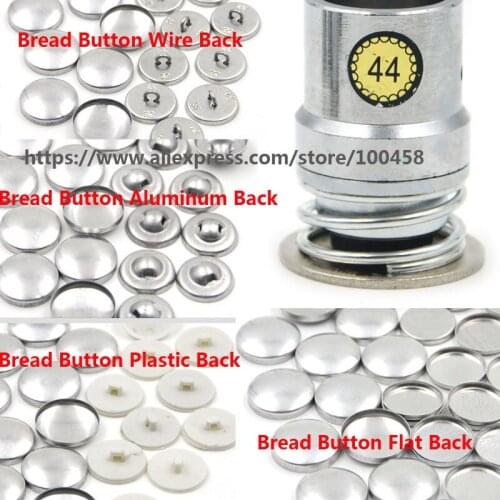 44L 2.75cm Fabric Cloth Covered Button Component with Die Tool Metal Bread Top Flat Plastic Wire AluminuBack DIY Handmade Button