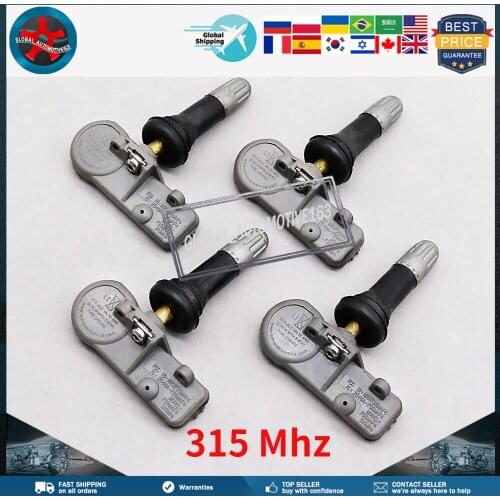 52933-2V000 Set of 4 Tire Pressure Sensor MONITOR FOR 2012-2017 Hyundai Veloster 315MHz