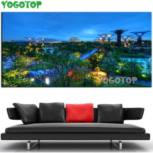 5d Diy Diamond Painting Singapore Garden City full square round diamond embroidery mosaic Rhinestone home decor pictures YY4875