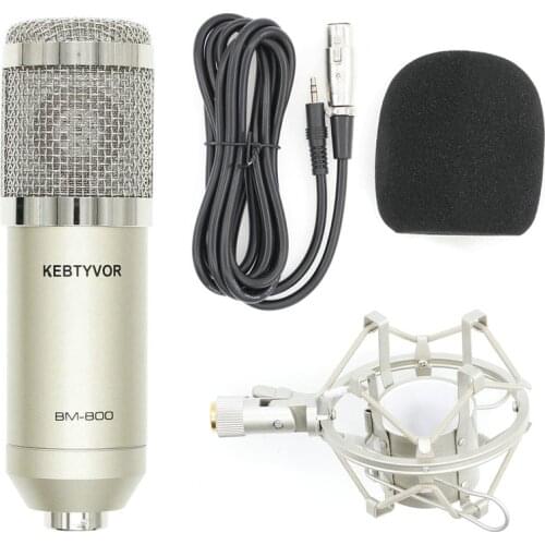 Bm 800 BM800 Condenser Recording Microphone For Laptop MAC Or Windows Cardioid Studio Vocals Voice Over, YouTube