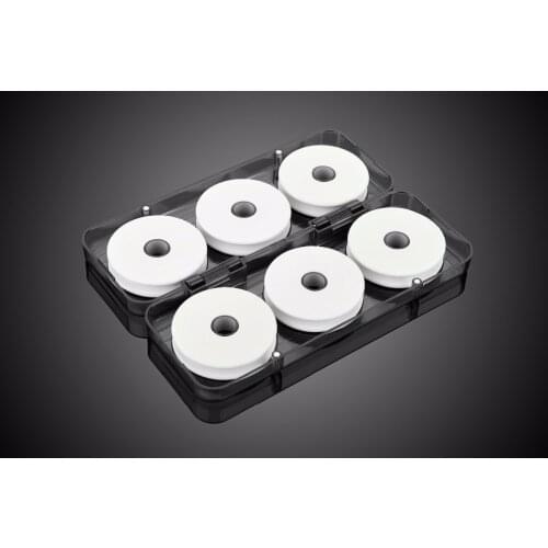 Hot Sale 6Pcs Portable Foam Fishing Line Bobbin Spools Plastic Storage Box Fishing Tackle Case for Fishing Lovers