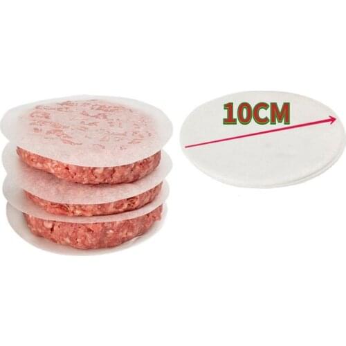 50Pcs Round Baking Paper Circle Parchment Paper Liner BBQ Oven Patty Hamburger Paper Cake Non-Stick Baking Tool Wholesale