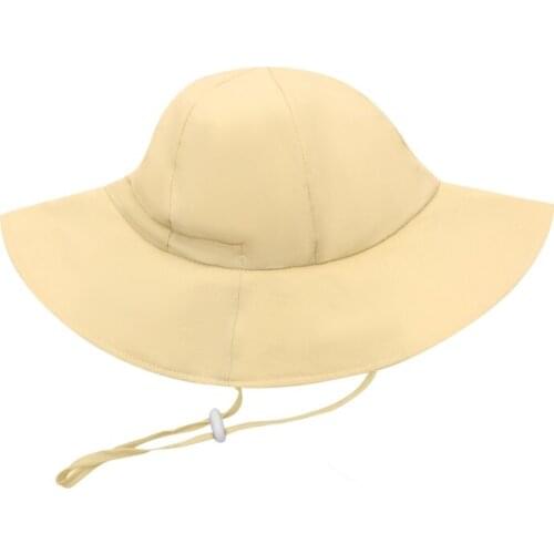 Summer Baby Hat for Girls and Boys Outdoor Kids Bucket Hat Spring Autumn Travel Beach Hat Baby Cap Sun Hats with Windproof Rope
