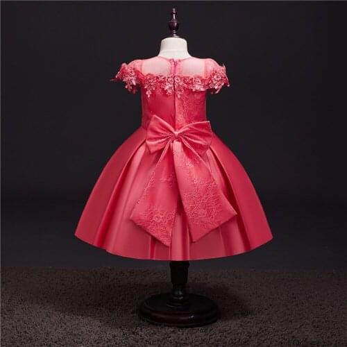 2020 new fashion childrens clothing Pink princess children dress dress fluffy