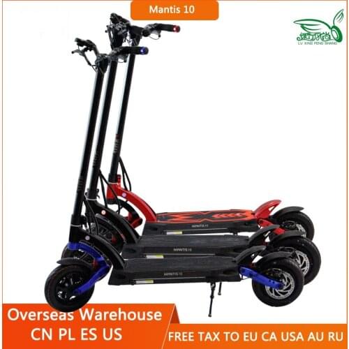 VAT Exemption KB Mantis 10inch ECO 800W 48V 18.2Ah Electric Scooter Two Wheel Skateboards Mantis10 Original Official Scooter
