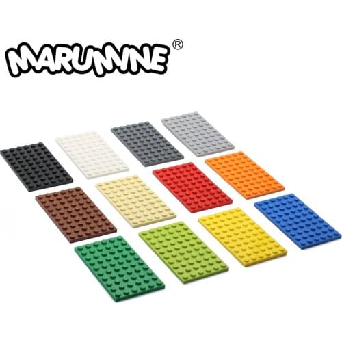 MARUMINE Plate 6 x 10 Building Blocks 3033 Base Plate 10 PCS City Part Classic Bricks Construction Educational Toys