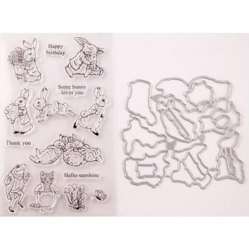 Silicone Clear Stamps CUTTING DIES For Scrapbooking STENSICLS FLOWERSDIY PAPER Album Cards MAKING Transparent RUBBER Stamp MOLDS