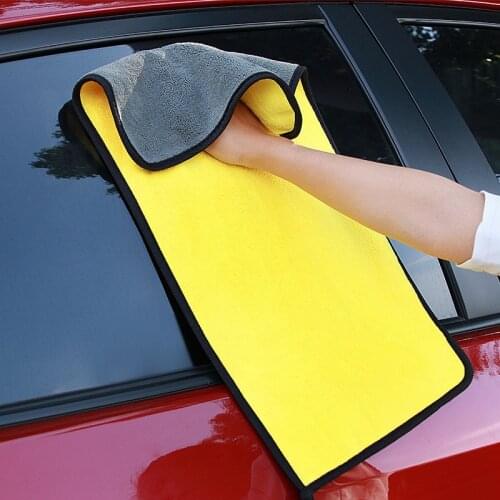 Thickened Microfiber Towel Car Automatic Cleaning Towel Cleaning And Drying Cloth Curling Car Care Cloth Detail Doors And Window