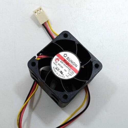 GM1204PQB1-8A 4028 12V 2.6W 3-wire 4cm 40mm Cooling Fan,for Server Chassis Cabinets Inverter Case Cooler