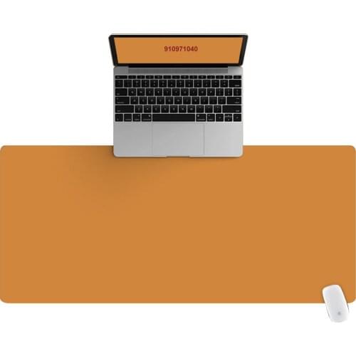 XXL Office Computer Desk Mat Table Keyboard Big Mouse Pad Yellow Laptop Cushion Desk Non-slip Mat Gamer Mousepad Mat