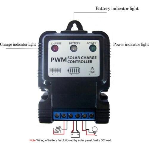 12 V 10A PWM Intelligent Solar Controller Charge Controller Of Multiple Home Protection System