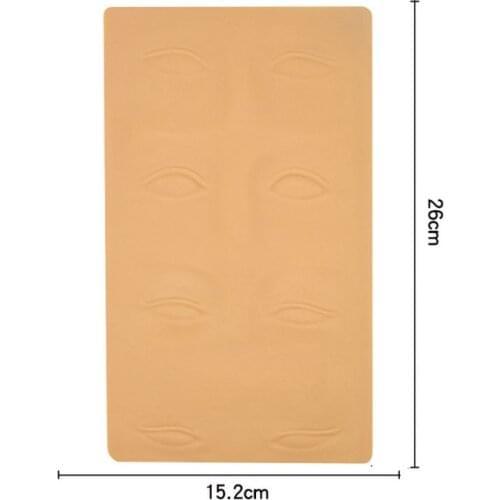 3D Microblading Tattoo Practice Skin for Eyebrows Lips Permanent Cosmetic Makeup Training Fake Skin for Beginners and Experienc