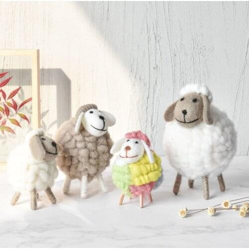 Home Decoration Accessories Lamb Decorations Simple Creative Home Furnishing Cute Living Room Decoration Room Porch TV Cabinet