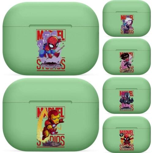 Captain America For Airpods pro 3 case Protective Bluetooth Wireless Earphone Cover Air Pods airpod case air pod cases green