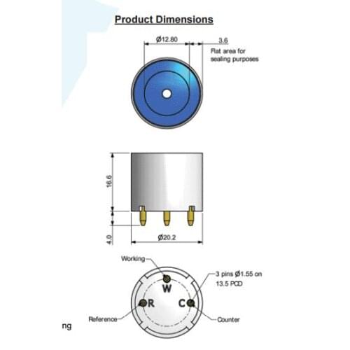 4HS+ Hydrogen Sulfide GAS SENSORS