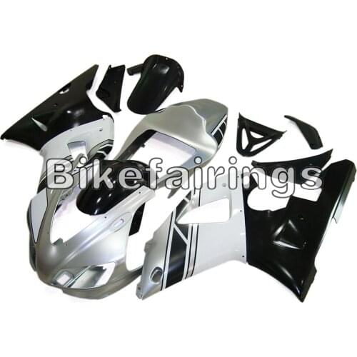 For Yamaha YZF1000 R1 1998 1999 YZF R1 98 99 Motorcycle Injection Plastic Fairing Kit Black Silver and White Fairings Covers New