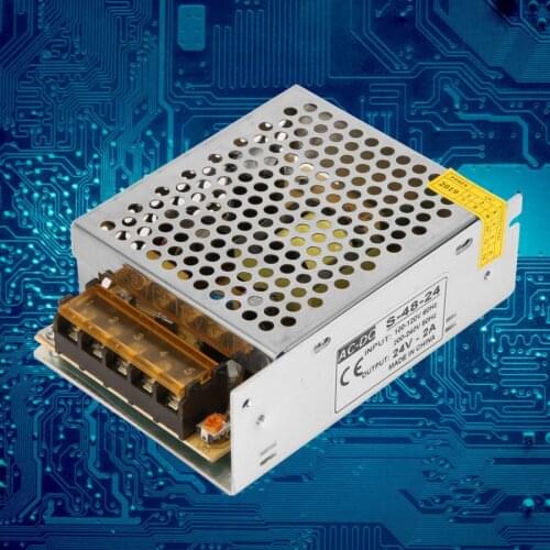 Switching Power Supply 110V-220V AC 24V/2A Strip Switching Power Supply Driver Voltage Converter Switching Power Supply