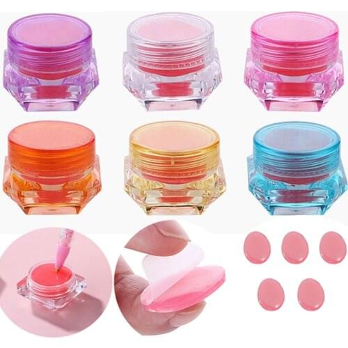 1Box Glue Clay Tool Diamond Painting Accessories 3.2x3.2x2cm Nouveaute Point Sticking DIY Crafts Round Drill Pen Box Label Paper