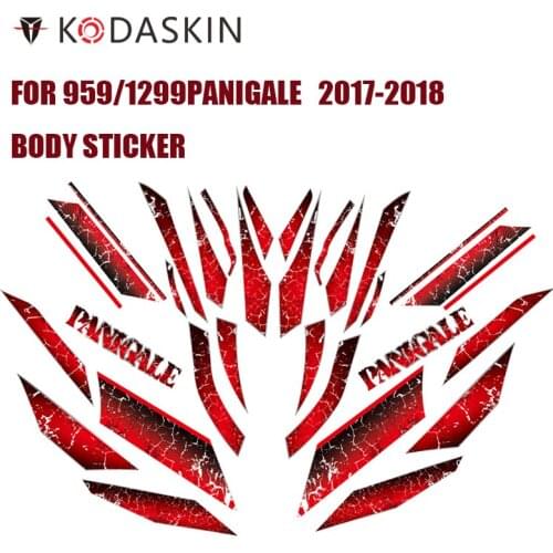 KODASKIN Motorcycle For DUCATI 959PANIGALE 1299PANIGALE 2017-2018 2D Fairing Emblem Sticker Decal
