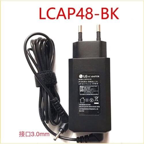 LCAP48-BK ADS-40MSG-19 3.0mm Original Adapters 19V 2.1A For LG Parts AC/DC Adapters LCAP48 BK ADS 40MSG 19 Power Adapter