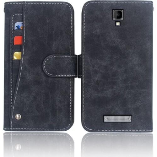 Hot! SANTIN CENTRIC P1 CM3321 Case Luxury Wallet Flip Leather Phone Bag cover Case For SANTIN P1 with Front slide card slot