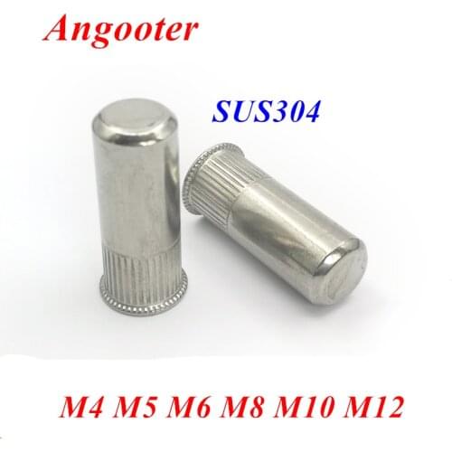 M4 M5 M6 M8 M10 Larger Rivet Nuts 304 Stainless steel Small Head Blind Rivet Insert nuts Flat Head Sealed Close End Rivet nuts
