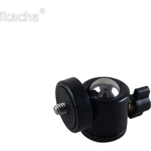 Mini Tripod Ball Head for Canon Nikon Sony DSLR Camera Camcorder DV Mini Tripod LED Light Flash Bracket with 1/4"