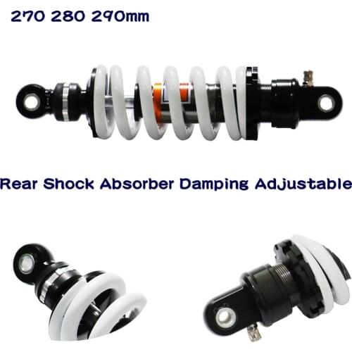 Motorcycle Rear Shock Absorber Damping Adjustable 270mm 280mm 290mm Long After The Shock for BSE T8 Off-Road