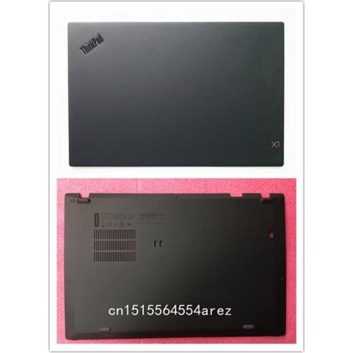 New and Original laptop Lenovo ThinkPad X1 Carbon 6th Gen Type 20KH 20KG SM FHD LCD rear Lid cover case + base cover 01YR430