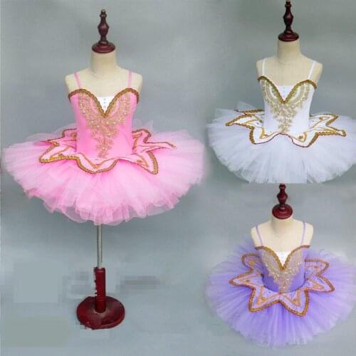 Professionl Ballet Tutu Swan Lake Ballet Costume Ballerina Dress Kids Child Ballet Tutu Skirt Dance Dress For Girls
