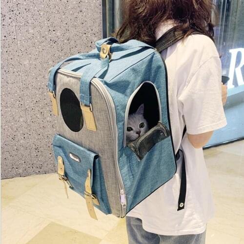 5 Styles Pet Cat Carrier Backpack Travel Cats Bagpack Small Dogs Carrying Bag for Kitten Puppy Space Handbag Portable Products