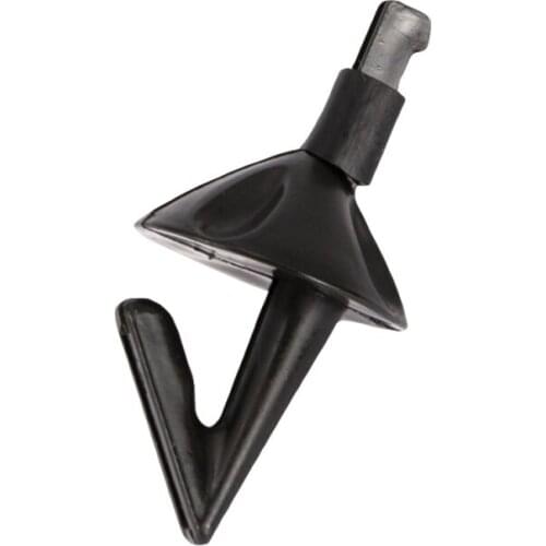 20PCS Black Fishing Bait Shields Impact Shield Bait Sea Fishing Rig Hooks Bait Holders Clip Fishing Accessory