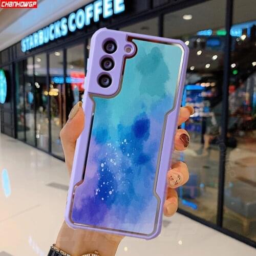 Gradient Watercolor Soft Silicone Case For Huawei Honor 9X 9C 9S 8A 10 Lite Y5P Y6P Y6S Y7P P Smart Z P30 P40 Lite E Pro Cover