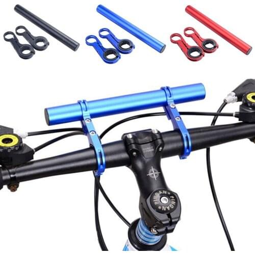 20CM Bike Handlebar Extender MTB Bicycle Bracket Bike Stem Tube Extension For Speedometer Headlight Phone Rack Light Lamp Holder
