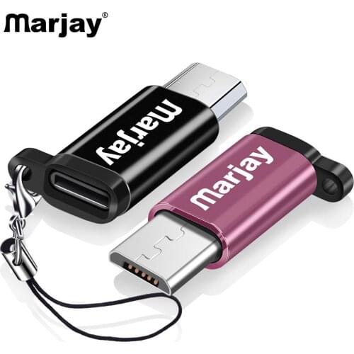 Marjay Type C To Micro USB Android Phone Cable Adapter Charger Converter for Samsung Xiaomi Usbc To Type-c Otg Charging Adapter
