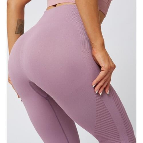 Women Seamless Stretch Yoga Pants High Waist Tight Leggings Fitness Butt Sports Wear Workout Gym Clothes Sportswear Sweatpants