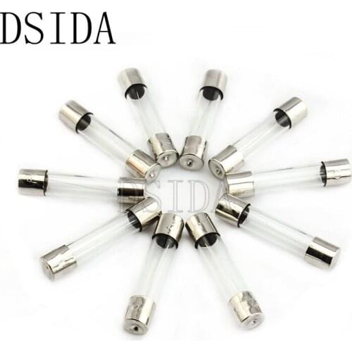 20PCS 5 x 20 mm fuse 250V 1A 5*20mm SMD fast blow high class glass fuses tube new and high quality
