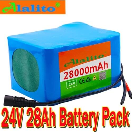 24V 28Ah 6S5P 18650 li-ion battery pack 25.2v 28000mAh electric bicycle moped /electric/lithium ion battery pack with BMS