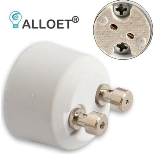 GU10 To MR16 Socket Base Halogen Light Bulb Lamp Adapter Converter High Temperature Resistance Conversion Lamp Holder