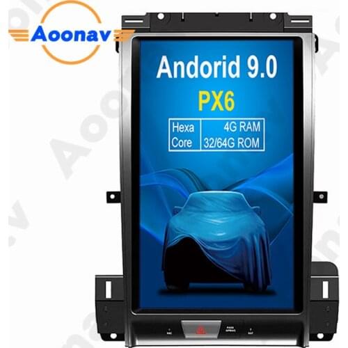 AOONAV car GPS navigation DVD player vertical screen for Ford Taurus 2012-2016 car GPS radio IPS multimedia player