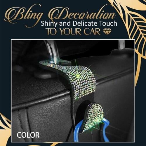 Car Backseat Hooks 2020 2/4Pcs Universal Car Seat Hook Back Hook Car Accessories Interior Portable Hanger Holder Storage for Car