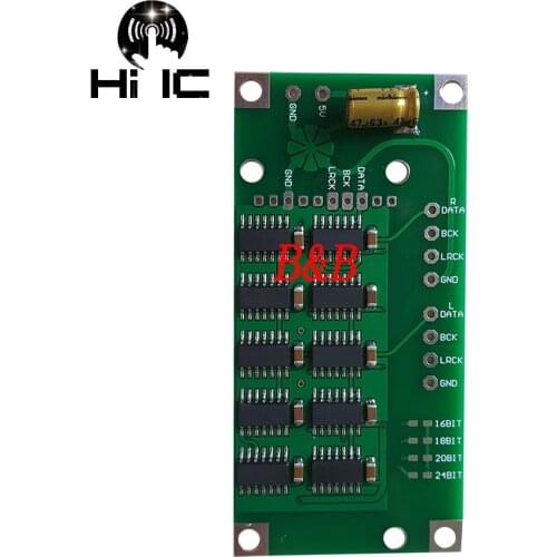 NOS DAC/I2S Format NOS Decoder Shifter Board IIS I2S Data Conversion Right-aligned Format Support USB AMANERO USB XMOS