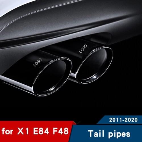 Car tailpipe exhaust muffler for BMW X1 E84 F48 accessories X1 F48 2019 2020 2011 2012 2013 2014 2015