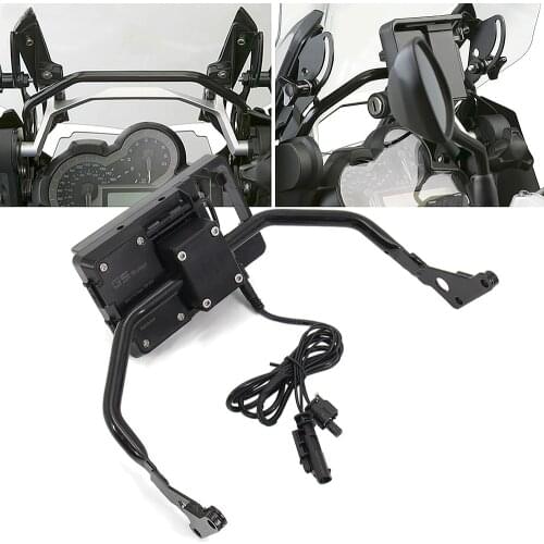 FOR BMW R1200GS R1250GS LC ADV R 1200 GS Adventure Motorcycle Accessories Mobile Phone Navigation Handlebar Bracket Support12MM