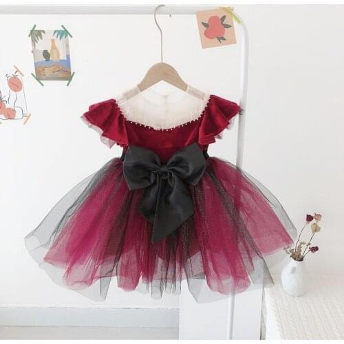 2020summer Spanish Girls Tutu Dress Costume Princess Dress Flower Girls Wedding Dress Birthday Evening Dress Childrens Day