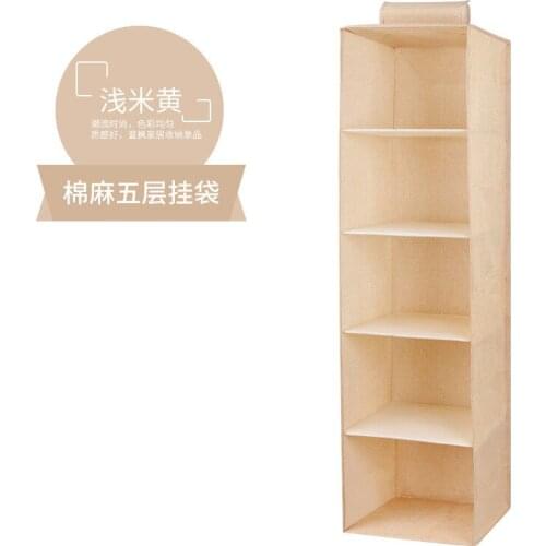 Cotton Clothes Drawer-type Wardrobe Hanging Bag Cloth Storage Box Sundry Storage Case