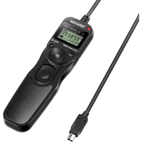 Neewer Digital Timer Remote Shutter Release Trigger(Replacement for MC-DC2)for Nikon D90 D5000 D5200 D7100 D4 Digital Camera